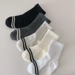 【GOODS】 韓国風 シンプル ソックス - 画像 (4)