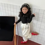 【73-120】ハート柄 フリル襟 トップス - 画像 (16)