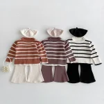【80-130】 ボーダー トップス ORアレア パンツ