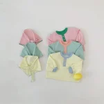 【66-90】 ショール付き バイカラー オールインワン - 画像 (10)