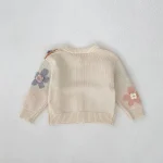 【66-100】 フラワー カーディガン - 画像 (8)
