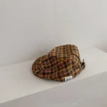 【GOODS】 チェック ベレー 帽子 - 画像 (5)