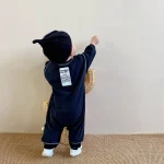 【66-90】韓国風 ポケット付き オールインワン - 画像 (5)