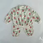 【73-120】 チューリップ柄 セットアップ - 画像 (3)