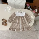 【66-130】 スクエア襟 ワンピース or ロンパース - 画像 (8)