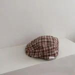 【GOODS】 チェック ベレー 帽子 - 画像 (8)