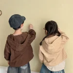 【80-150】 フード付き ポケット付き アウター - 画像 (12)