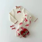 【73-120】リボン フリル インナー シャツ - 画像 (5)