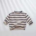 【80-120】 ボーダー シャツ - 画像 (7)