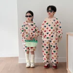 【90-150】ハート姉妹兄弟コーデ セットアップ - 画像 (9)