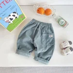【80-120】 シンプルコーデュロイ パンツ - 画像 (6)