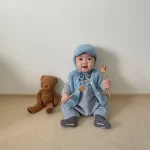 【66-90】 帽子付き ボア ベスト - 画像 (4)