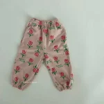 【73-120】 チューリップ柄 セットアップ - 画像 (9)