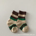 【GOODS】 カラー切り替え ボーダー ソックス - 画像 (9)