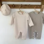 【66-100】 フリル襟 ワッフル オールインワン - 画像 (3)
