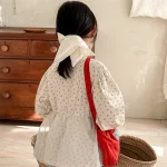 【80-130】 花柄 レース トップス - 画像 (5)