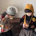 【80-140】 花柄 セーター - 画像 (5)