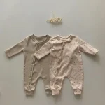 【66-90】ボンボン付き 花柄 オールインワン - 画像 (2)