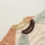 【65-100】 カラー切り替え ロンパース - 画像 (5)