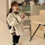 【90-130】 フェイクムートン コート - 画像 (4)