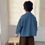 【80-150】 ポケット付き デニム アウター - 画像 (12)