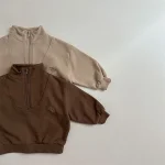 【70-120】 ハーフジッパー パーカー - 画像 (5)