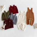 【66-100】 シンプル ニット サロペット or インナーシャツ - 画像 (5)