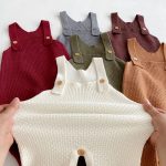 【66-100】 シンプル ニット サロペット or インナーシャツ - 画像 (9)