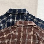 【66-100】 チェック 犬柄 ロンパース - 画像 (11)