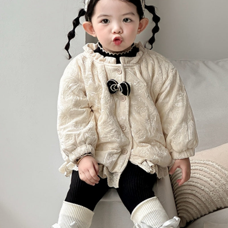 【73-100】 ベロアキルティング レトロ ジャケット - 画像 (3)