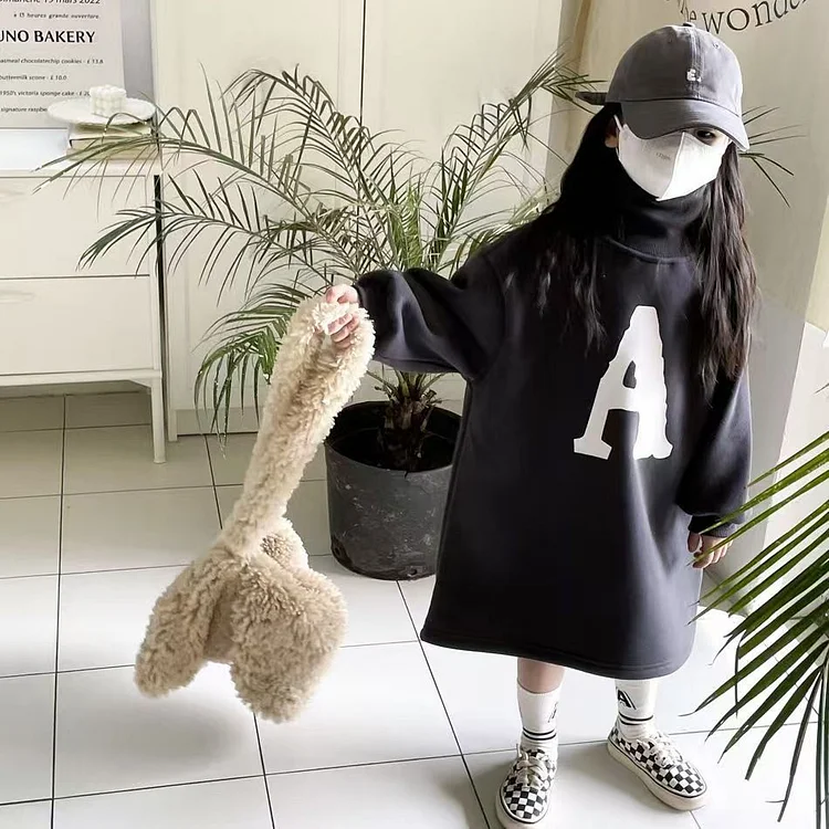【90-140】 Aロゴ ワンピース - 画像 (4)