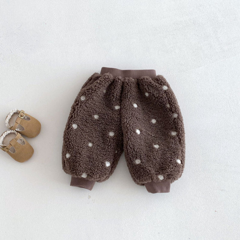 【73-120】 韓国風 ドット あったか パンツ - 画像 (9)