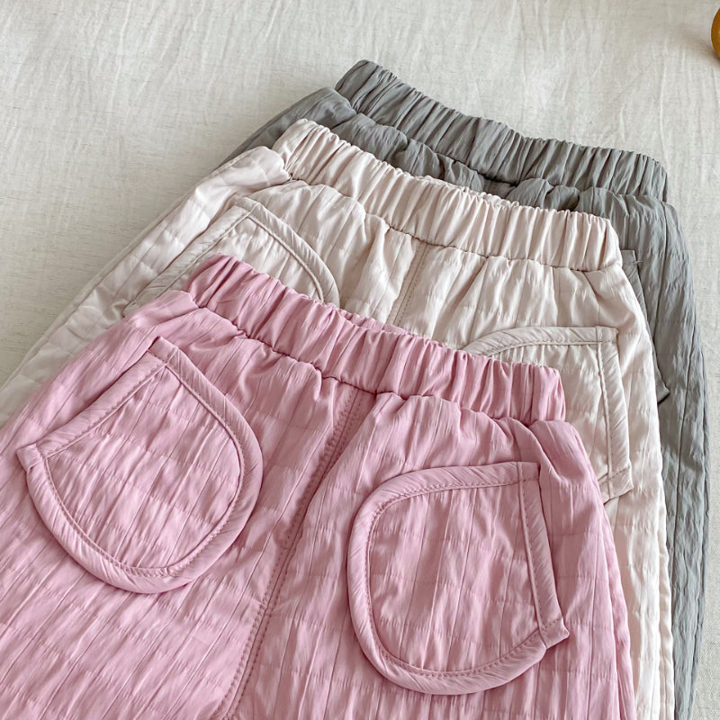 【73-120】 無地 裏起毛 パンツ - 画像 (13)