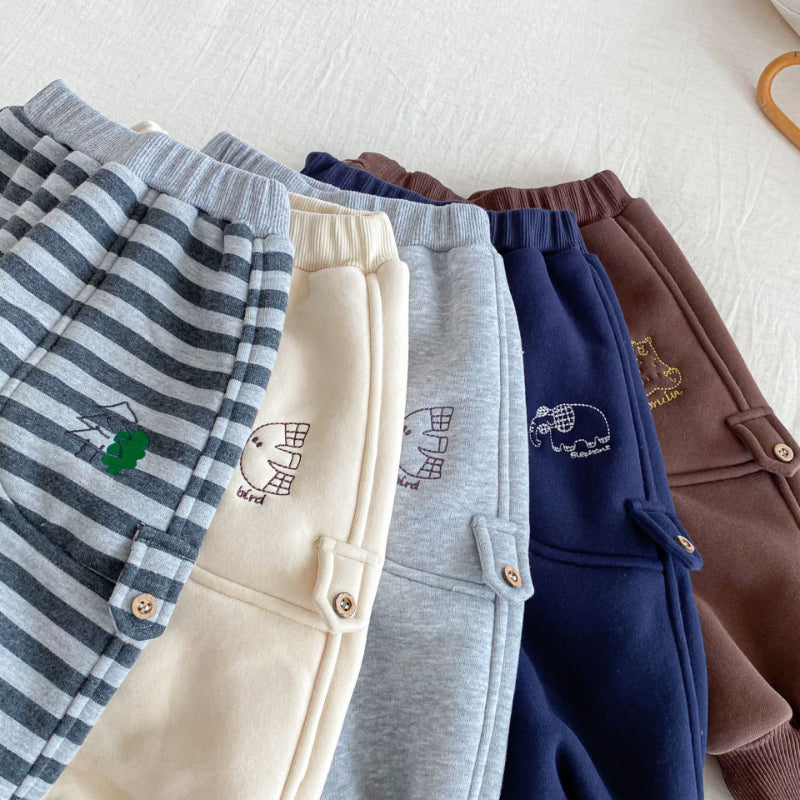 【73-120】 とりさん 刺繍 あったか パンツ - 画像 (11)