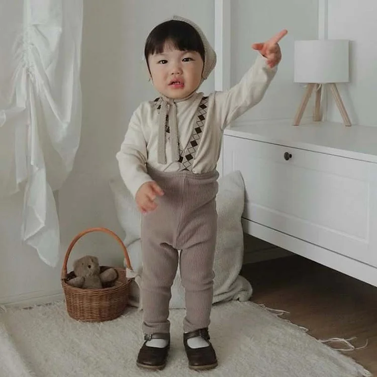 【73-100cm】 韓国風 サロペット
