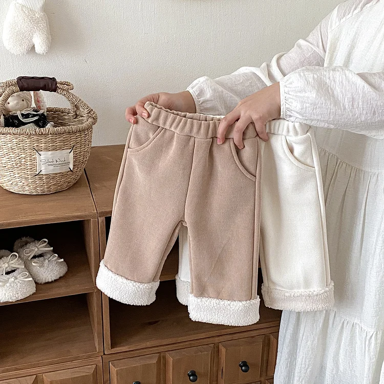 【73-110】 コーデュロイボア ロングパンツ - 画像 (5)