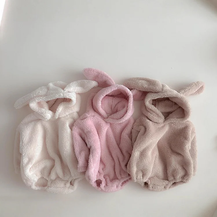 【66-90cm】 ウサギデザイン ロンパース