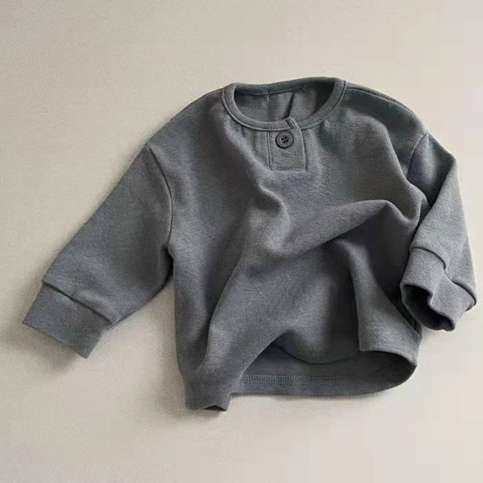 【73-100】新作 着やすい 肌触り良い ベビー 長袖 Tシャツ - 画像 (4)
