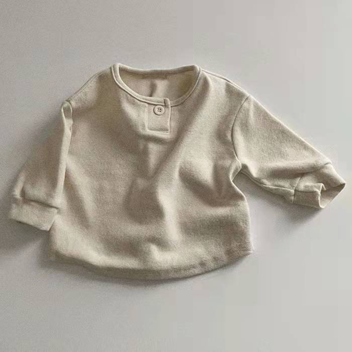 【73-100】新作 着やすい 肌触り良い ベビー 長袖 Tシャツ - 画像 (5)