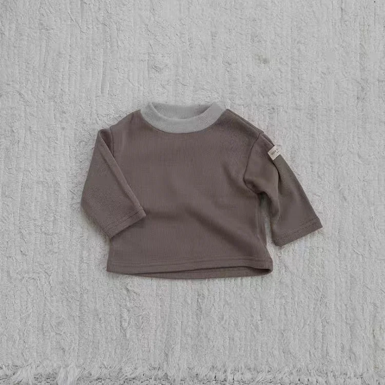 【80-130】シンプル クールネック トップス - 画像 (6)
