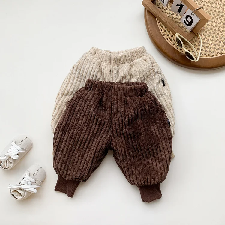 【73-120cm】 コーデュロイボア ボトムス