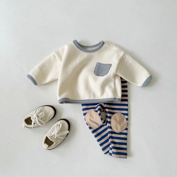 【73-100】 シンプル ポケット付き トップス - 画像 (5)