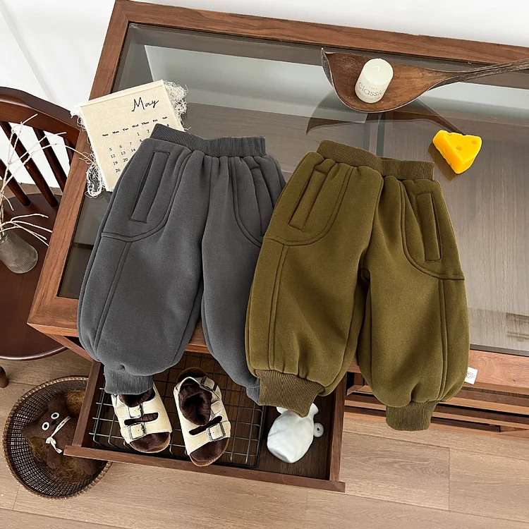 【73-110cm】 ポケット付き パンツ