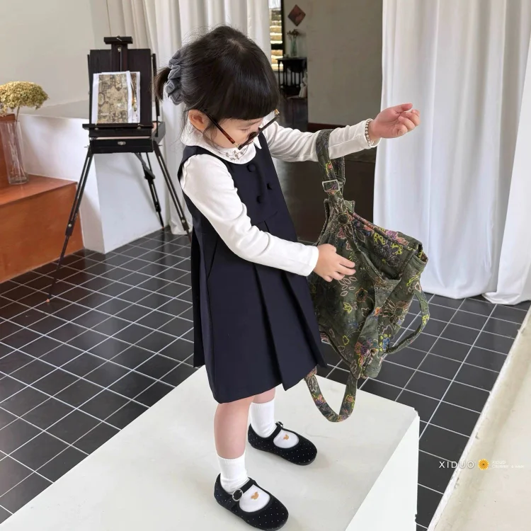【90-140cm】 フォーマル ベスト ワンピース