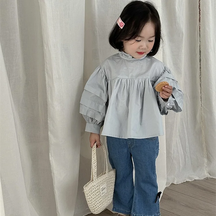 【80-130cm】 フォーマル フリル インナーシャツ