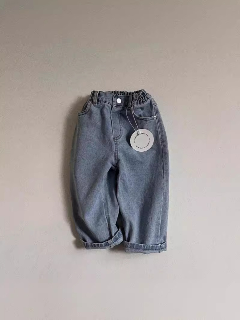 【73-120】無地 合わせやすい デニム パンツ - 画像 (5)