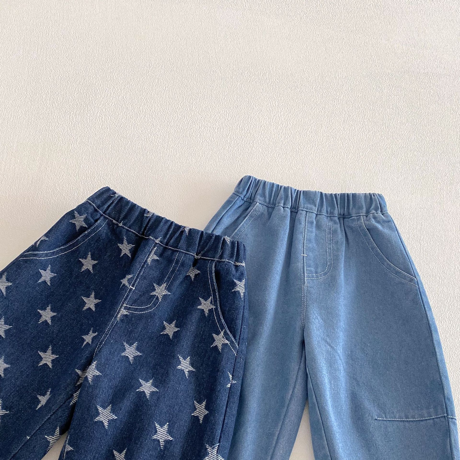 【73-120】新作 履きやすい 肌触り良い デニムパンツ - 画像 (5)