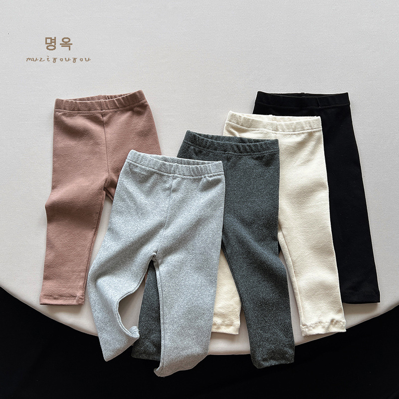 【80-130cm】シンプル 肌に優しい ボトムス レギンス