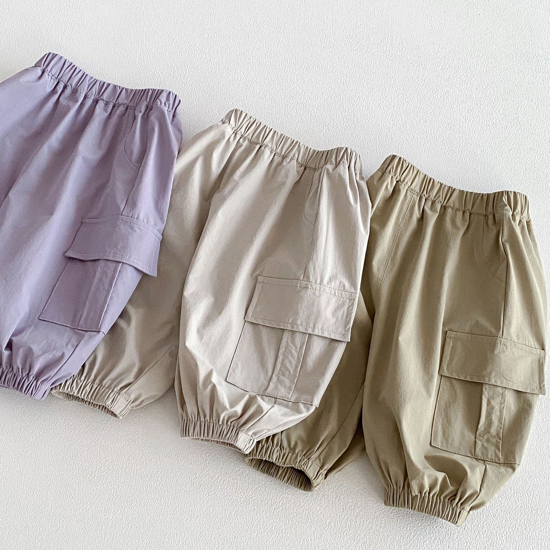 【73-120】 カジュアル シンプル ボトムス パンツ - 画像 (4)