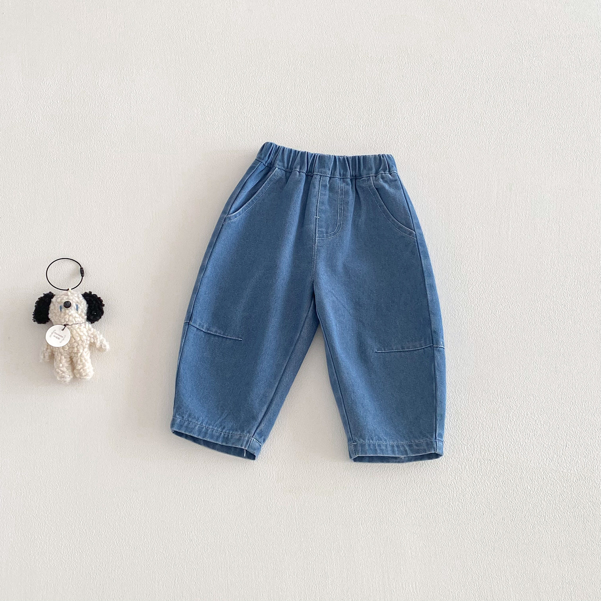 【73-120】新作 履きやすい 肌触り良い デニムパンツ - 画像 (7)